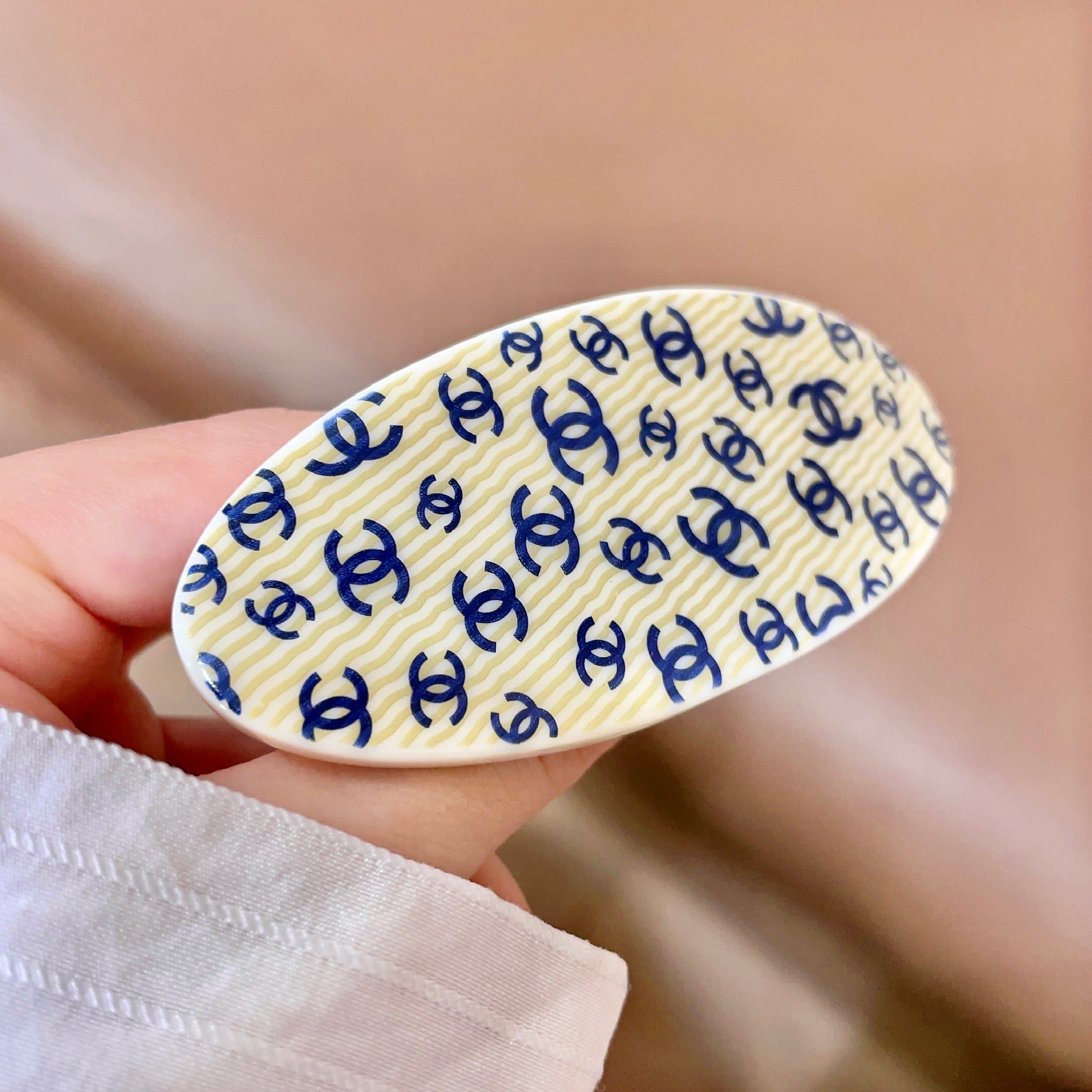 Chanel Patterned Hair Clip